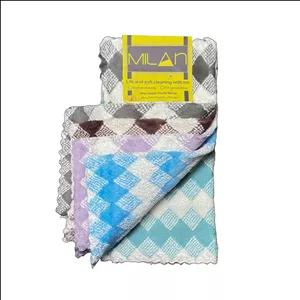 دستمال سرامیک و پولیش خودرو میلان مدل پولیشی لوزی بسته 5 عددی