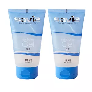  ژل مو مرطوب با قدرت نگهداری کم ساویز مدل Soft وزن 150 گرم مجموعه 2 عددی
