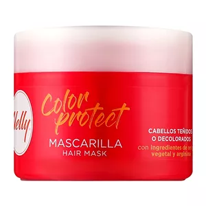 ماسک محافظت کننده و تثبیت کننده رنگ مو نلی مدل Color Protect سازگار با موهای رنگ شده حجم 300 میلی لیتر