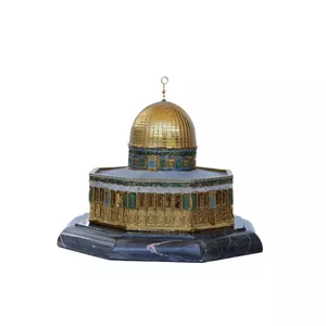 تندیس مدل المان برنزی گنبد طلایی طرح قدس