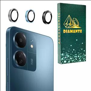 محافظ لنز دوربین فلزی دیامانته مدل Lenz Gn مناسب برای گوشی موبایل شیائومی Poco C65