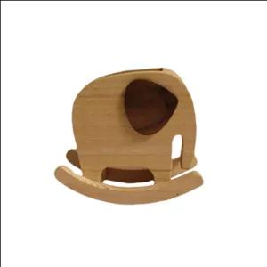 جامدادی رومیزی چوبی طرح فیل