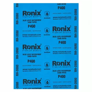 ورق سنباده ضد آب رونیکس مدل RH-3880 دانه بندی P400 بسته 5 عددی