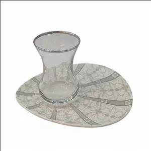 ست فنجان نعلبکی 12 پارچه 6 نفره ریور کد DH6014