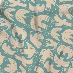 کاغذ کادو مریخ مدل پارچه ای Bird