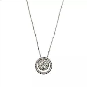 گردنبند دخترانه مدل گردونه الماس عشق کد GD02