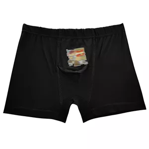 شورت پسرانه کوزا مدل پادار پنبه ای کد 4595