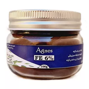 کود کلات آهن آگنس مدل AgFe6%-100 وزن 100 گرم