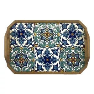 سینی کاشی کاری مدل بوستان ۲
