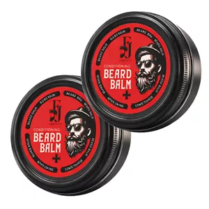 کرم نرم کننده ریش و سبیل افجه مدل Balm03 مناسب برای انواع مو با حجم 50 میلی‌لیتر مجموعه 2 عددی