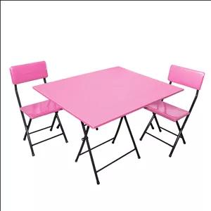 میز و صندلی سفری  تاشو 2 نفره میزیمو کد 1825 مجموعه 3 عددی