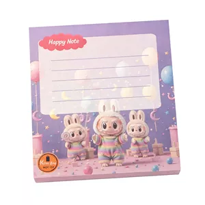 کاغذ یادداشت مدل Happy Note 133 سایز 10*10 سانتی متر بسته 2 عددی