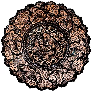 سینی مسی مدل الماس تراش کد HQ50