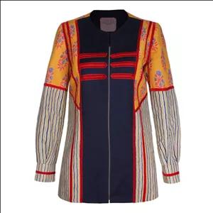 مانتو زنانه گره استایل مدل گندم زار