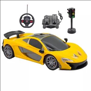 ماشین بازی کنترلی ناب سل مدل مکلارن شارژی پدال دار فرمانی همراه با چراغ راهنمایی MCLAREN NAAB001