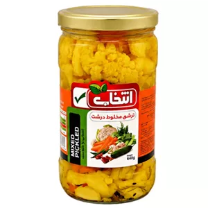 ترشی مخلوط درشت انتخاب - 640 گرم