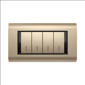 کلید چهار پل ایران الکتریک مدل سیستما M4 به همراه قوطی کلید