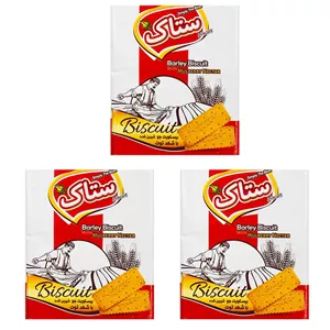بیسکویت جو با شهد توت ستاک - 180 گرم بسته 3 عددی