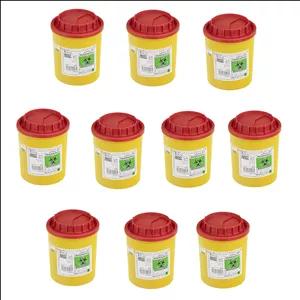 سیفتی باکس بایو سیف مدل 01 ظرفیت 1000 میلی لیتر بسته 10 عددی