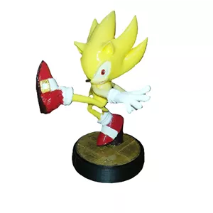 فیگور طرح سونیک مدل Nova Art Super Sonic 2 ارتفاع 14 سانتی‌متر