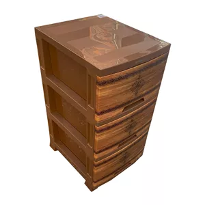 فایل کشویی رزگلد مدل چوب منبت XL 787