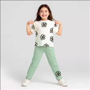 ست تی شرت و شلوار دخترانه مادر مدل Rebecca