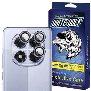 محافظ لنز دوربین شیشه ای وایت ولف مدل W-Shine Ring مناسب برای گوشی موبایل شیائومی Redmi Note 14 Pro 5G
