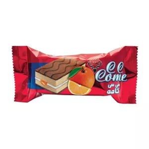 کیک مغزدار پرتقال آدرین - 55 گرم بسته 36 عددی