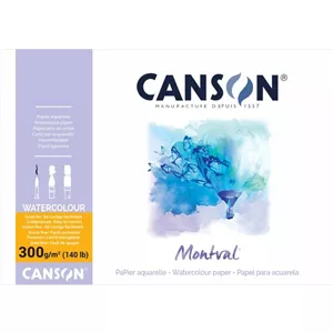 مقوا آبرنگ کانسون مدل Montval کد 300gsm سایز 38 × 28 سانتی متر بسته 8 عددی