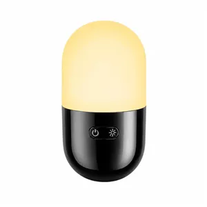 چراغ کمپینگ و چراغ خواب شارژی مدل CH-23059 RGB