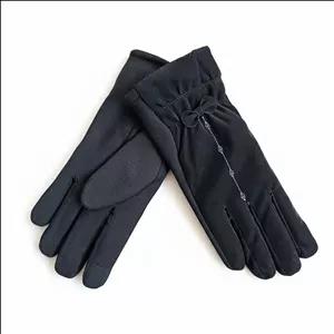 دستکش زنانه مدل تو خز تاچ دار پاپیون دار کد ۰۱۲۹