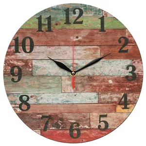 ساعت دیواری طرح چوب آنتیک کد 1412