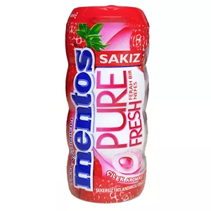 آدامس بدون شکر توت فرنگی خنک کننده منتوس - 30 گرم