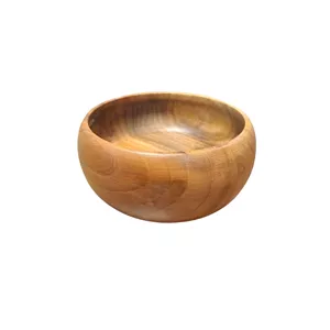 کاسه چوبی مدل گردو خمره ای کد 15