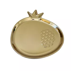 بشقاب مسی طرح انار کروم کد ZH351.2 