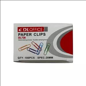 گیره کاغذ دی ال مدل DL728 بسته 100 عددی