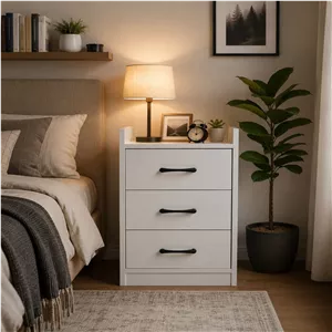 میز پاتختی مدل h1 سه عدد کشو