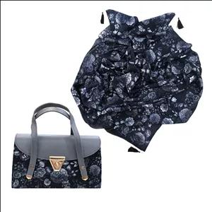 ست کیف و روسری زنانه مدل رونیکا