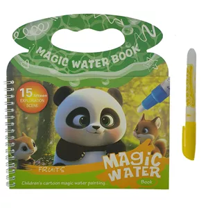 دفتر رنگ آمیزی 5 برگ مدل پاندا طرح Magic Water کد BH2-15