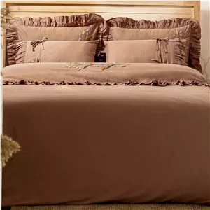 سرویس ملحفه 2 نفر 6 تکه اکوکاتن مدل کینگ سایز