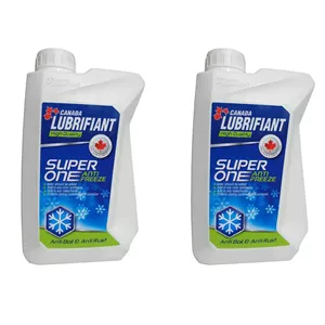 ضد یخ خودرو لوبریفنت کانادا مدل Super ONE حجم 1 لیتر بسته 2 عددی
