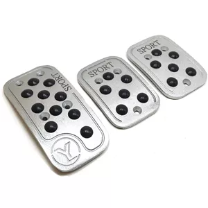 روکش پدال تزیینی خودرو چیکال مدل آرسی کد P-2035 بسته 3 عددی