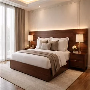 تخت خواب ام دی اف دونفره مدل Tav-2026-C سایز 200×160 سانتی متر