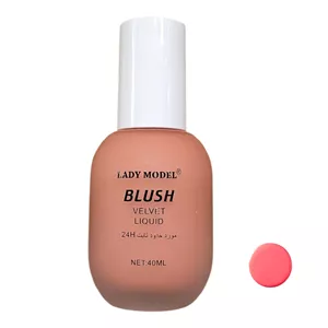 رژگونه مایع مخملی لیدی مدل مدل رویال شماره ۳