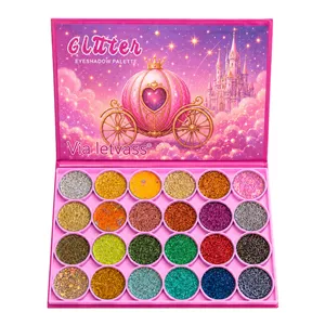 پالت سایه چشم گلیتری ویا لتواس مدل Fairy Topia