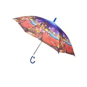 چتر بچگانه 8 پره مدل ماشین قهرمان قطر 80 سانتی‌متر