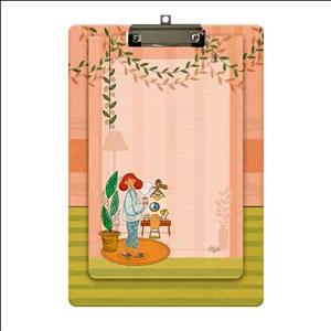 تخته شاسی دایان مدل چک لیست طرح آنجل 8 سایز b5 به همراه کاغذ یادداشت