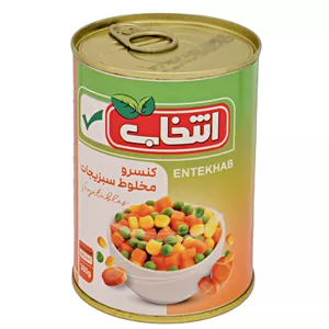 کنسرو مخلوط سبزیجات انتخاب - 380 گرم 