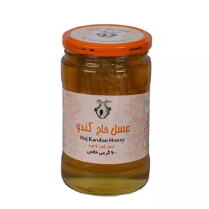 عسل طبیعی حاج کندو گون با موم - 900 گرم