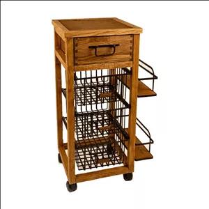 سبد سیب زمینی و پیاز بی وی کی مدل چرخدار کد DH459723